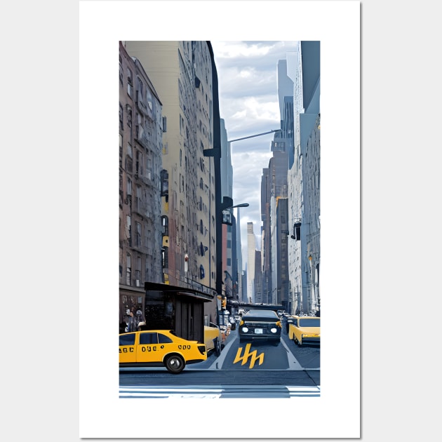 New Yorker Wall Art by MrWho Design